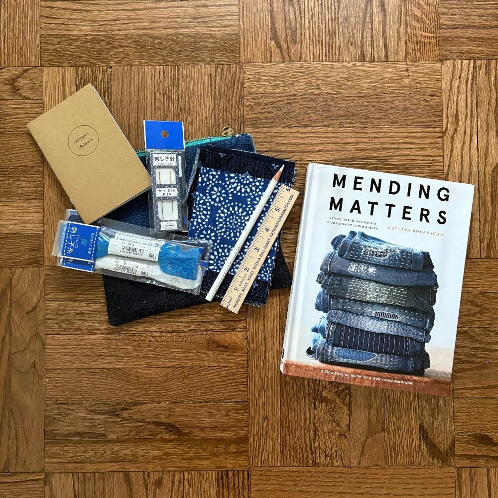 Mending Matters Book + Sewing Kit - NEW